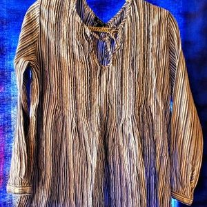 Ana Size Large Baby Doll Shirt